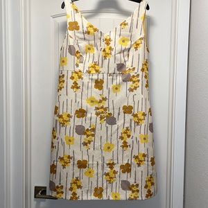 JB Julie Brown NYC dress, golden yellow floral 14